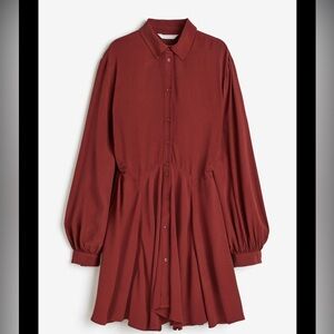 H&M Crepe Shirt Dress